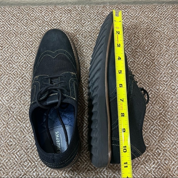 J. MURPHY BY JOHNSTON & MURPHY WINGTIP LACEUP OXFORD COMFORT SHOES SIZE 9.5 EUC - Picture 9 of 10